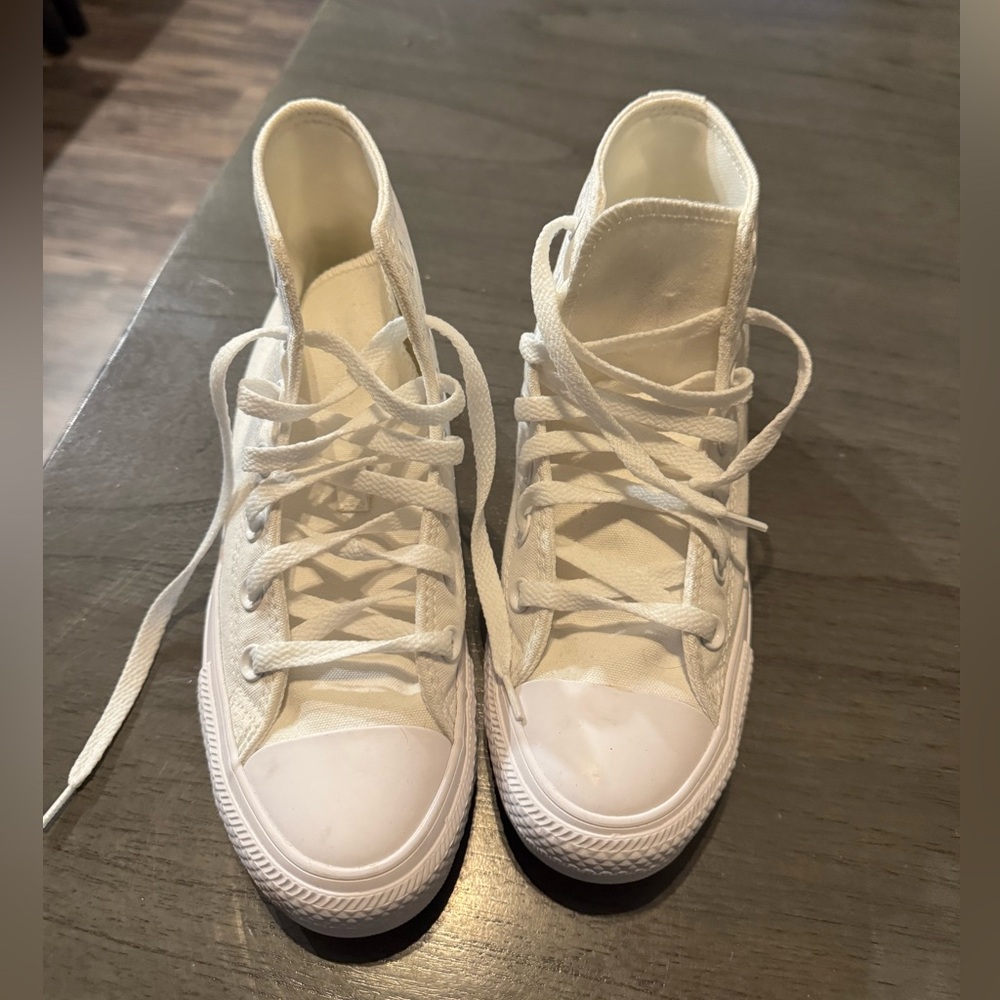 White high top Converse
